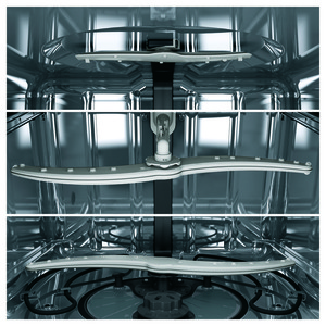 GE Lave-vaisselle encastré cuve longue en acier inoxydable avec commandes GDT580SSFSS