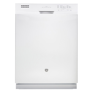 GE Lave-vaisselle encastré cuve longue en acier inoxydable Blanc GDF630SGFWW