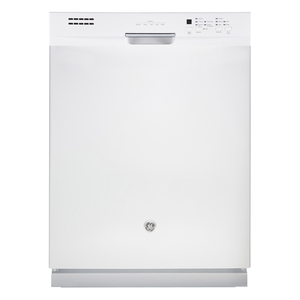 GE Lave-vaisselle encastré cuve longue en acier inoxydable Blanc GDF640SGFWW