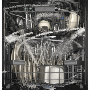 GE Profile Lave-vaisselle encastré cuve longue en acier inoxydable avec comm PDT720SGHWW