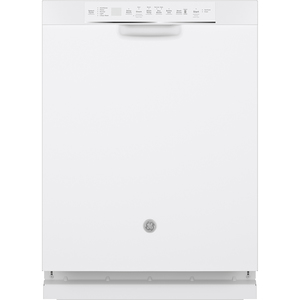 GE Stainless Steel Interior Dishwasher with Front Controls White - GDF645SGNWW