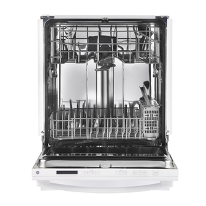 GE Lave-vaisselle encastré cuve longue en acier inoxydable avec commandes GDT690SGFWW