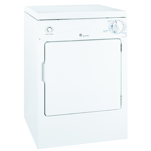 GE Sécheuse compact électrique de 3.6 pi. cu. Blanc PSKP333EBWW