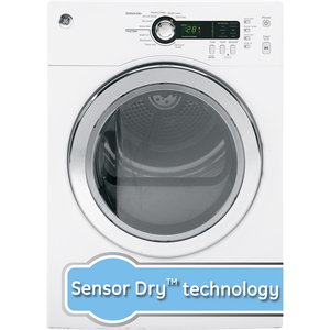 GE Sécheuse compact électrique de 4 pi. cu. Blanc PCVH480EKWW