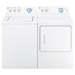 GE 6 cu. ft. Top Load Electric Dryer White GTX18ESMJWW