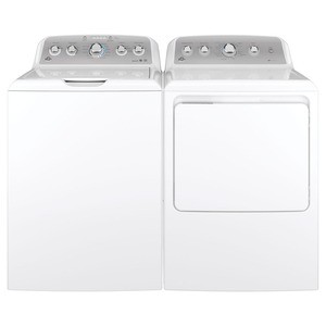 GE Chargement par le dessus sécheuse assortie - Sécheuse à gaz de 7.2 pi. cu GTD45GAMJWS