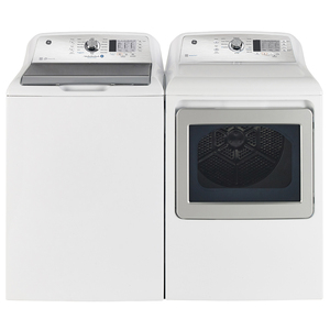 GE 7.4 cu.ft. Top Load Gas Dryer with SaniFresh Cycle White - GTD65GBMRWS