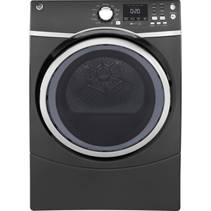 GE 7.5 Cu. Ft. Front Load Energy Star Electric Dryer with Steam Diamond Grey - GFD45ESMMDG