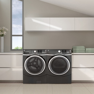 GE 7.5 Cu.Ft. Front Load Gas Dryer Diamond Grey GFD45GSMKDG