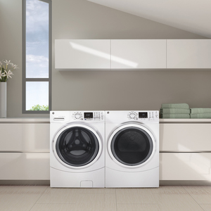 GE 7.5 Cu. Ft. Front Load Energy Star Electric Dryer with Steam White - GFD45ESMMWW