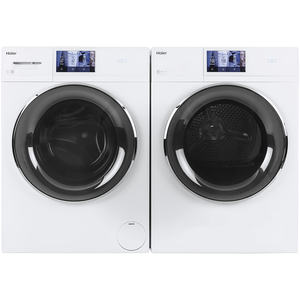 Haier 4.1 Cu. Ft. Electric Dryer White - QFD15ESMNWW