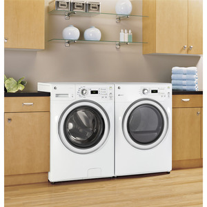 GE 7.0 Cu. Ft. Front Load Gas Dryer White - GFD40GSMMWW