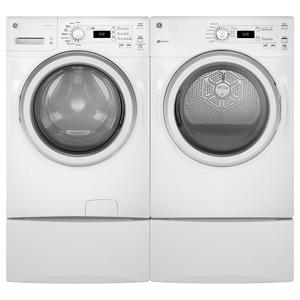 GE 7.0 Cu. Ft. Front Load Gas Dryer White - GFD40GSMMWW