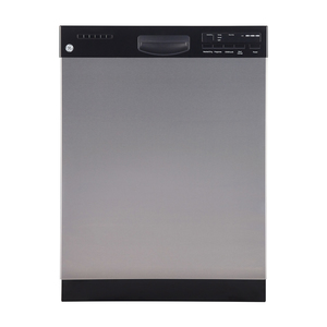 GE Lavevaisselle encastré cuve longue en acier inoxydable Acier inoxydable - GDF410SSF1SS