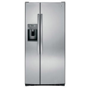 Réfrigérateur côte à côte GE de 23,2 pi³, acier inoxydable - GSS23GSKSS