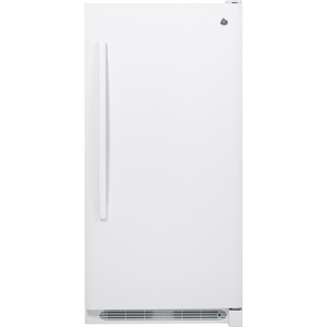 GE 13.8 Cu. Ft. Frost-Free Upright Freezer White FUF14DHRWW