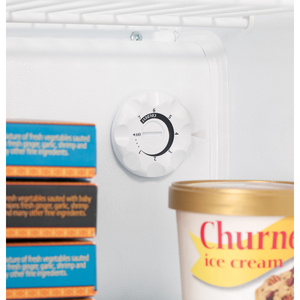 GE 13.8 Cu. Ft. Frost-Free Upright Freezer White FUF14DHRWW