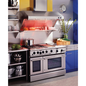 Monogram Hotte Aspirante de 48 po Acier Inoxydable - ZV48RSF1SS