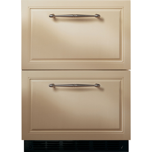 Monogram Double Drawer Undercounter Refrigerator Panel Ready ZIDI240HII