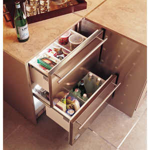 Monogram Module de réfrigération à deux tiroirs Acier inoxydable - ZIDS240HASS