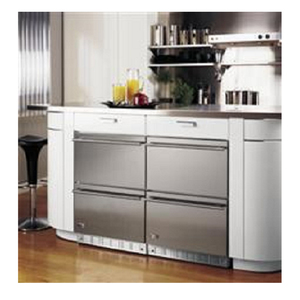 Monogram Module de réfrigération à deux tiroirs Acier inoxydable ZIDS240HSS