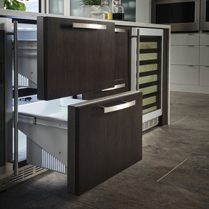 Monogram Module de réfrigération à deux tiroirs Panneau prête ZIDI240HII