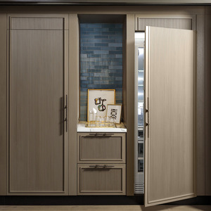 Monogram Module de réfrigération à deux tiroirs Panneau prête ZIDI240HII