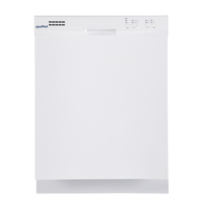 Moffat Lavevaisselle encastré cuve courte en acier inoxydable Blanc - MDF400SGF1WW