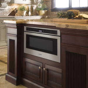 Monogram 1.2 pi³ Four à microondes encastré à tiroir acier inoxydable ZWL1126SJSSC