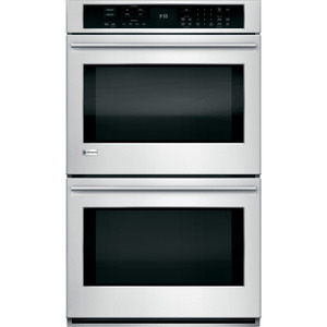 Monogram 30" Self Clean Convection Double Wall Oven Stainless Steel ZET9550SHSS