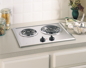 GE Table de cuisson électrique de 21 po Acier Inoxydable - JP201CB1SS