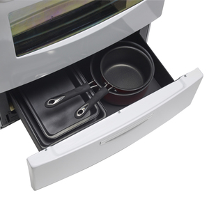 GE Cuisinière électrique 24 po Blanc JCAS724HWW