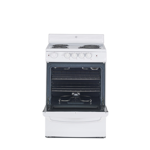GE Cuisinière électrique 24 po Blanc JCAS724HWW
