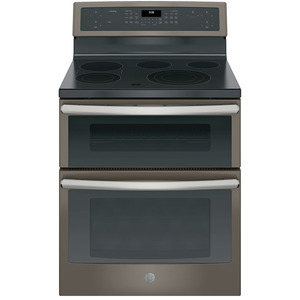 GE Profile 30" Electric Freestanding Double Oven Convection Range Slate - PB960EJES