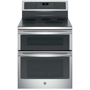 GE Profile 30" Electric Freestanding Double Oven Convection Range Stainless Steel - PB960SJSS