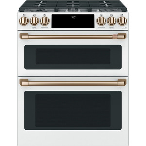 Café™ 30" Slide-In Front Control Gas Double Oven with Convection Range