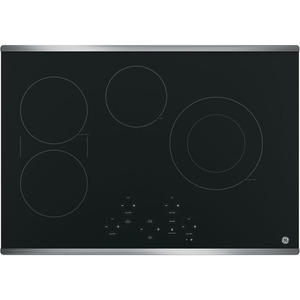 GE Table de cuisson électrique à dessus lisse de 30 po Acier Inoxydable - JP5030SJ2SS