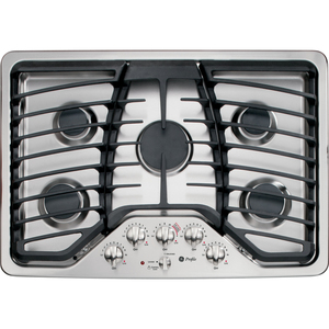 GE Profile Table de cuisson à gaz de 30 po Acier Inoxydable - PGP953SET2SS