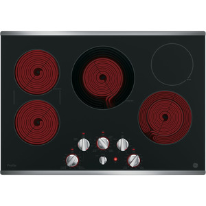 GE Profile Table de cuisson électrique à dessus lisse de 30 po Acier Inoxydable - PP7030SJ1SS