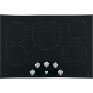 GE Profile Table de cuisson électrique à dessus lisse de 30 po Acier Inoxydable PP7030SJSS