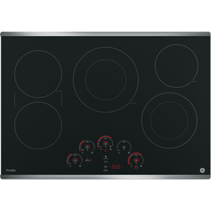 GE Profile Table de cuisson électrique à dessus lisse de 30 po Acier Inoxydable PP9030SJSS