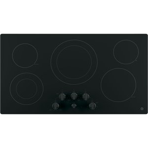 GE Table de cuisson électrique à dessus lisse de 36 po Noir - JP3536DJ1BB