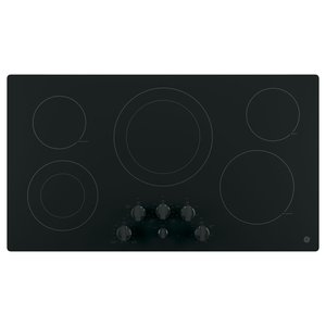 GE Table de cuisson électrique à dessus lisse de 36 po Acier Inoxydable JP3536SJ2SS