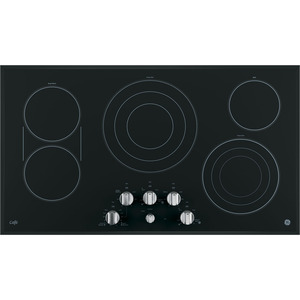 GE Café Table de cuisson électrique de 36 po Noir sur Acier Inoxydable - CP9536SJ1SS
