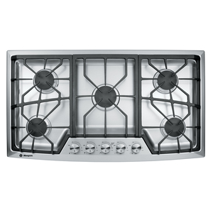 Monogram Table de cuisson à gaz de 30 po Acier Inoxydable - ZGU385NSM3SS