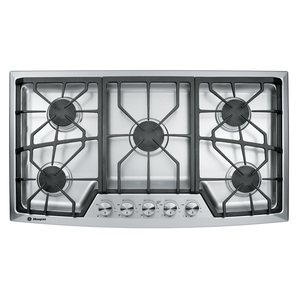 Monogram Table de cuisson à gaz de 30 po Acier Inoxydable ZGU385NSMSS