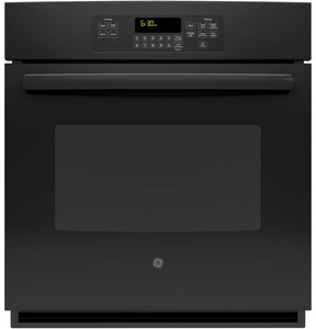 GE 27" Single Wall Oven Black JCK3000DFBB