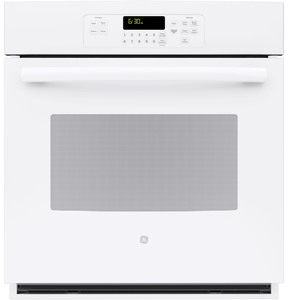 GE 27" Single Wall Oven White JCK3000DFWW