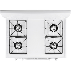 GE Cuisinière à gaz 30 po Blanc JCGBS10DEFWW