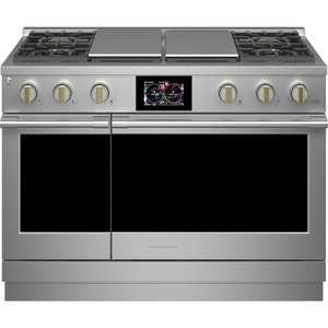 Monogram 48" Dual Fuel Professional Range With 4 Burners Grill and Griddle - ZDP484NGTSS